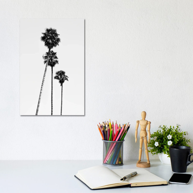 Hollywood Palm Trees by Philippe Hugonnard - Wrapped Canvas Print, 20.32 cm H x 30.48 cm W