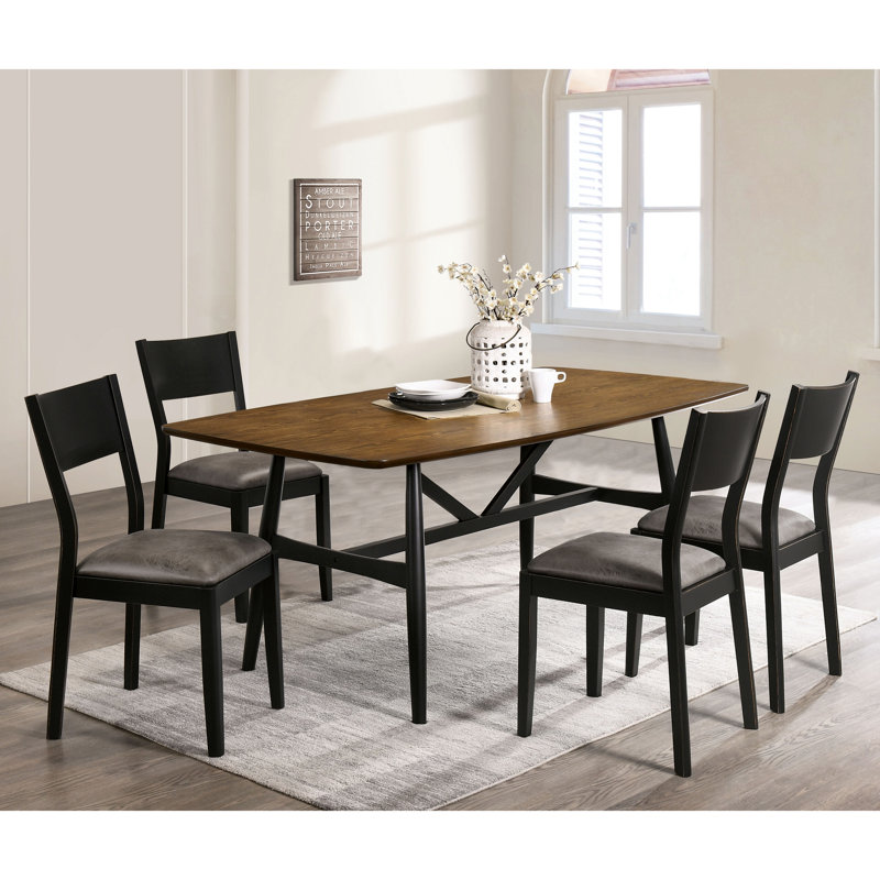 Ensemble de salle à manger 5 pièces Antony, 5 pièces: table, 4 chaises