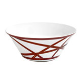 Missoni Salad Bowl Nastri Bordeaux  Diam 10.43" , H 4.33"
