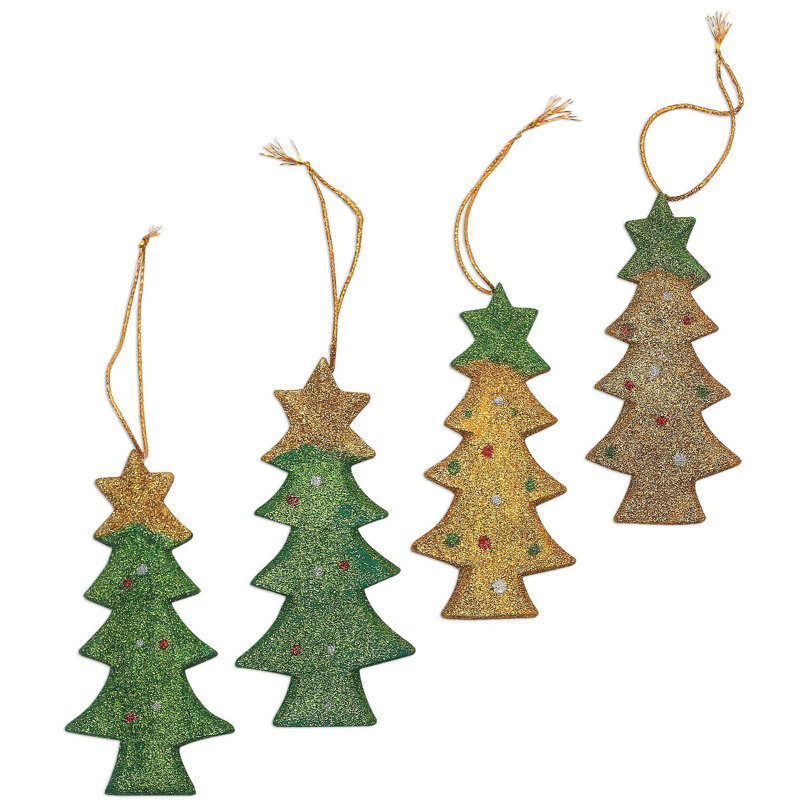 5.5'' Wood Holiday Shaped Ornament