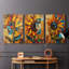 Floral Study Series CLX III - Ensemble de toiles tendues avec châssis Premium - Prêt à être accroché-1147265702