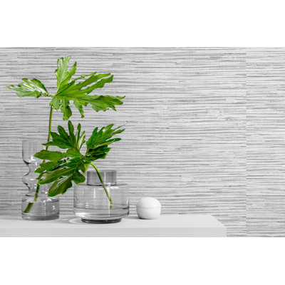 Levasy Grasscloth 18' L x 20.5" W Peel and Stick Wallpaper Roll