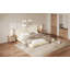 Grand lit escamotable mural avec tablettes
