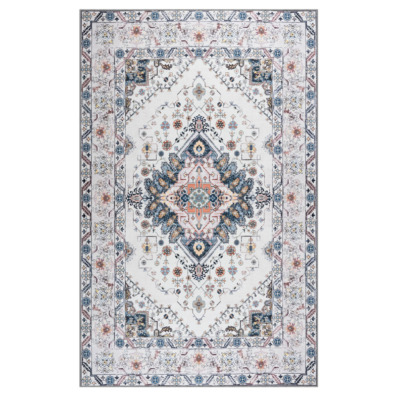 Vintage Look Shag Area Rug, Rectangle 215 x 305 cm