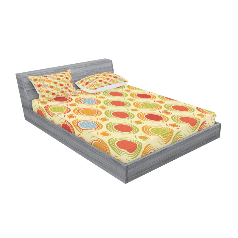 Ensemble de draps en micro-fibre, Ensemble de draps pour lit double avec un drap-hou