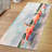 Floral Patterned Non Woven Soft Printed Rug in Soft Pastel Shades for an Elegant Touch in Your Living Space