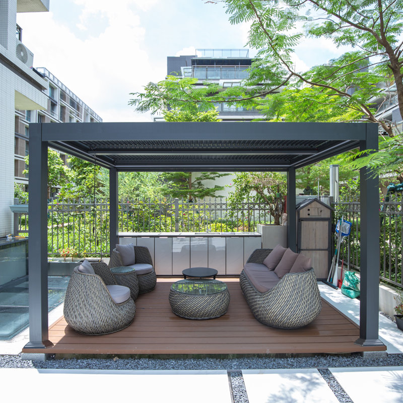 Aluminum Pergola, 3.7m x 3m
