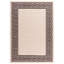 Greek-Key Beige Brown Non-Slip Polypropylene Area Rug — Washable Door Mat & Hallway Runner for Living Room, Kitchen & Bedroom-1400294659