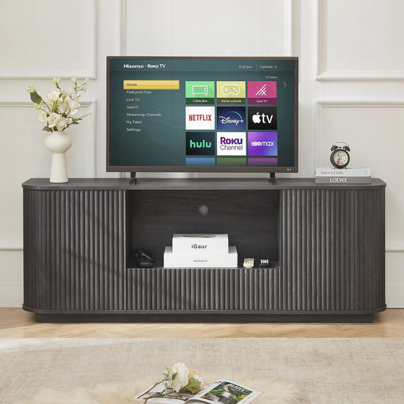 Meuble télé moderne pour le salon, Noir