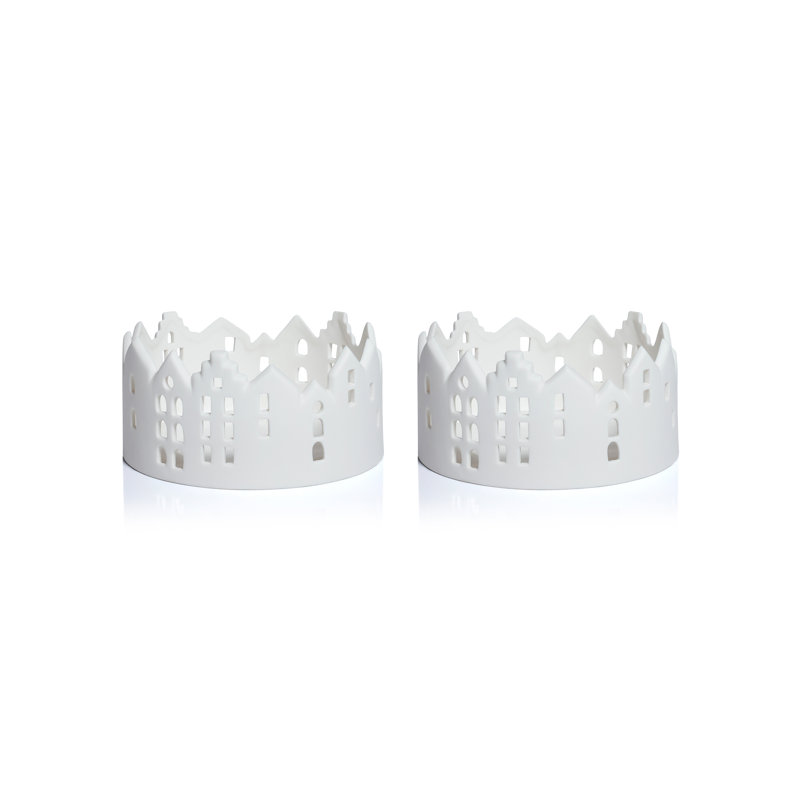 Ensemble de 2 bols en céramique Skyline, H 3,25 po x l 6,5 po x P 6,5 po