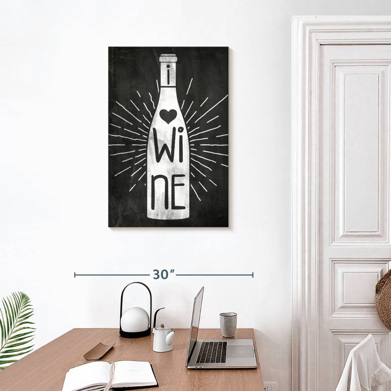 Tergel Love Wine, 30" H x 20" W