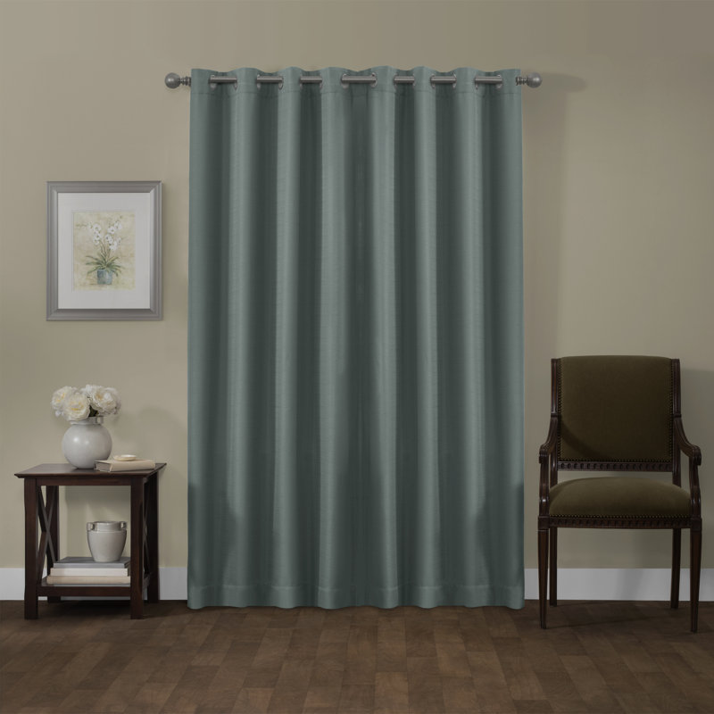 Gupton Blackout Curtain Single Panel, Ocean