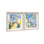 Blue Sunshine Set Shadowbox Floral & Botanical Print by Oliver Gal, Black Frame, 16 x 20-313564198-313564194