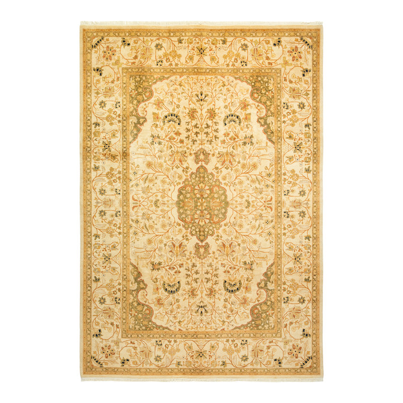 Classic One-of-a-Kind 6' 3" X 8' 10" Hand Knotted Area Rug