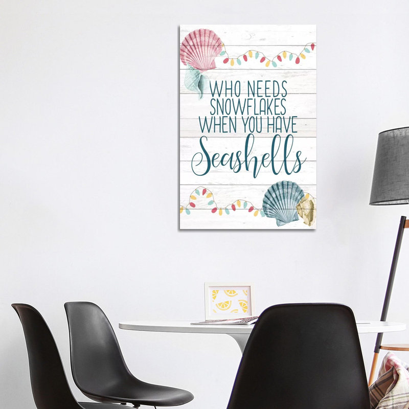 Have Seashells by Kimberly Allen - Wrapped Canvas Gallery-Wrapped Canvas Giclée, 101.6 cm H x 66.04 cm W