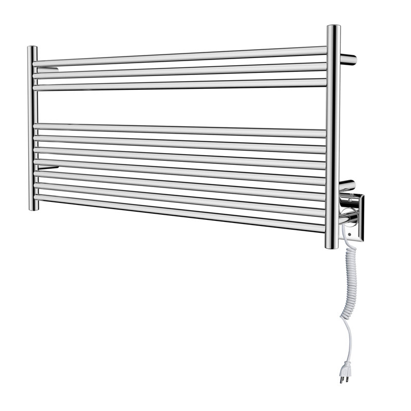 Chauffe-serviettes électrique mural 10 bars, Miroir