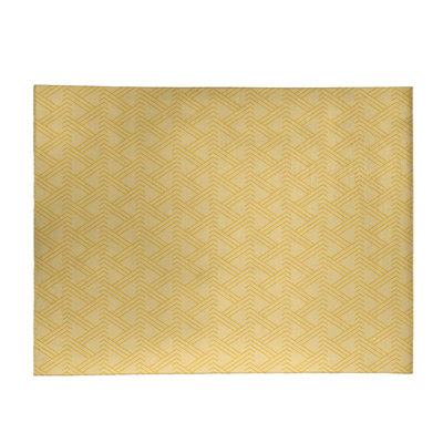 Tapis ivoire/mocassin zig monochrome zag