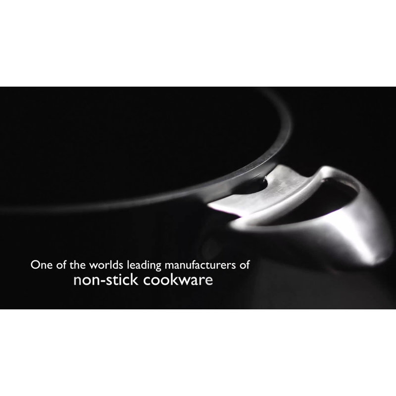 Black Aluminum Non-stick Ceramic Coating Fry Pan Set