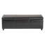 Banc de rangement en cuir ephraim