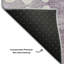Tapis mauve de qualité supérieure lavable à la machine Prisco-908862470