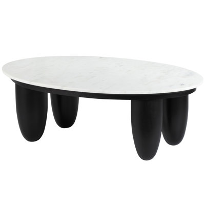 Kwamae Marble Top Single Coffee Table