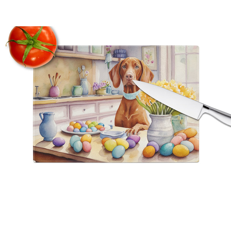 Planche à découper en verre Decorating Vizsla