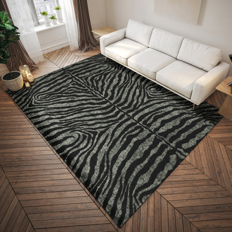 Tapis tissé à la machine Animal, Rectangle 9 pi x 12 pi