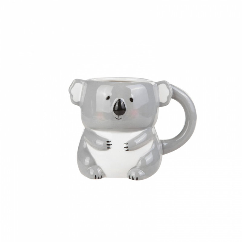 Karaca Animal Koala Stoneware Mug, 352ml, Multi