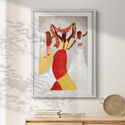 Golden Rhythm -Framed Print