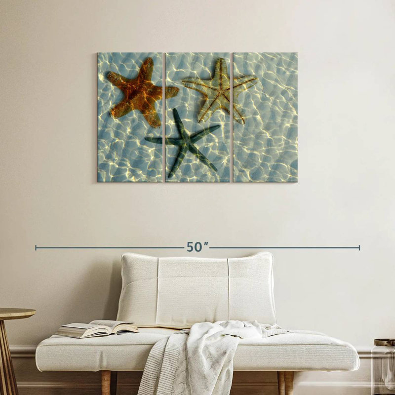 Brampt Underwater Trio Starfish, 24" H x 38" W