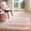 Nantucket Hand Tufted Wool/Cotton Geometric Rug in Brown/Pink/Blue-916273076
