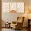 Ensemble de 3 impressions sur toile avec motif rayonnant et pois rayonnant-1481731858