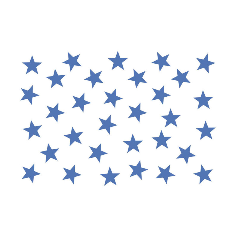 Fleece Wallpaper Roll, 82.7" L x 118.1" W, Blue/White