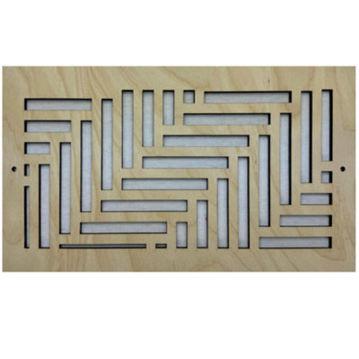Registres de mur et de plafond Stellar Air avec vis en laiton - 8 x 30 (ouverture de conduit) 10 x 32 taille totale - Élévation