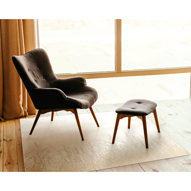 Nevaha Hard Floor Rectangular Chair Mat, 70 x 100cm