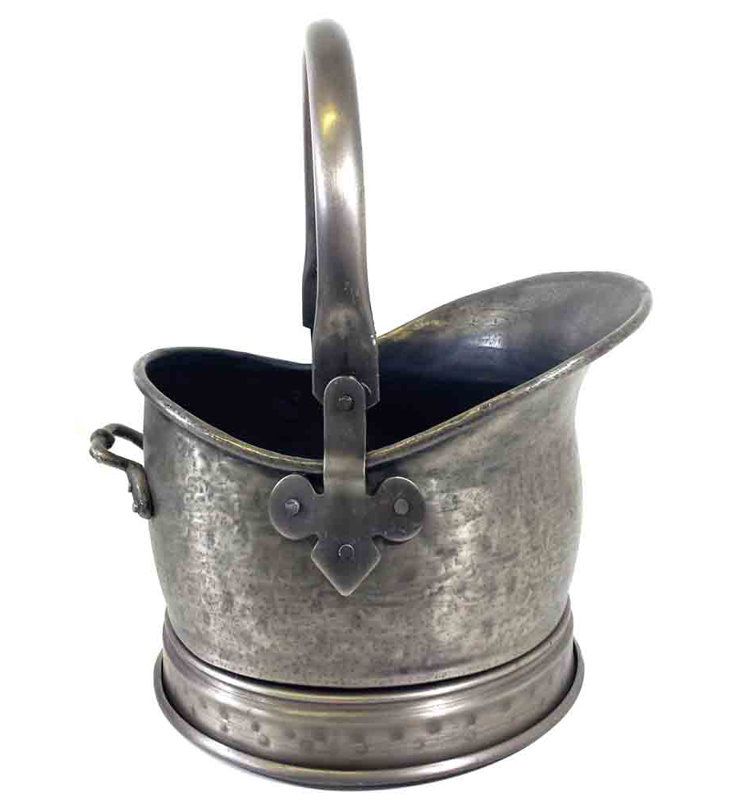 Hammersmith Steel Log Carrier, 24cm H x 30cm W x 28cm D