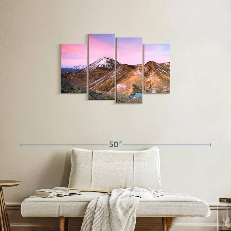 Harpa Tongariro Mountainscape, 22" H x 36" W