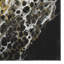 Tapis noir / or / beige abstrait tissé à la machine-174578878
