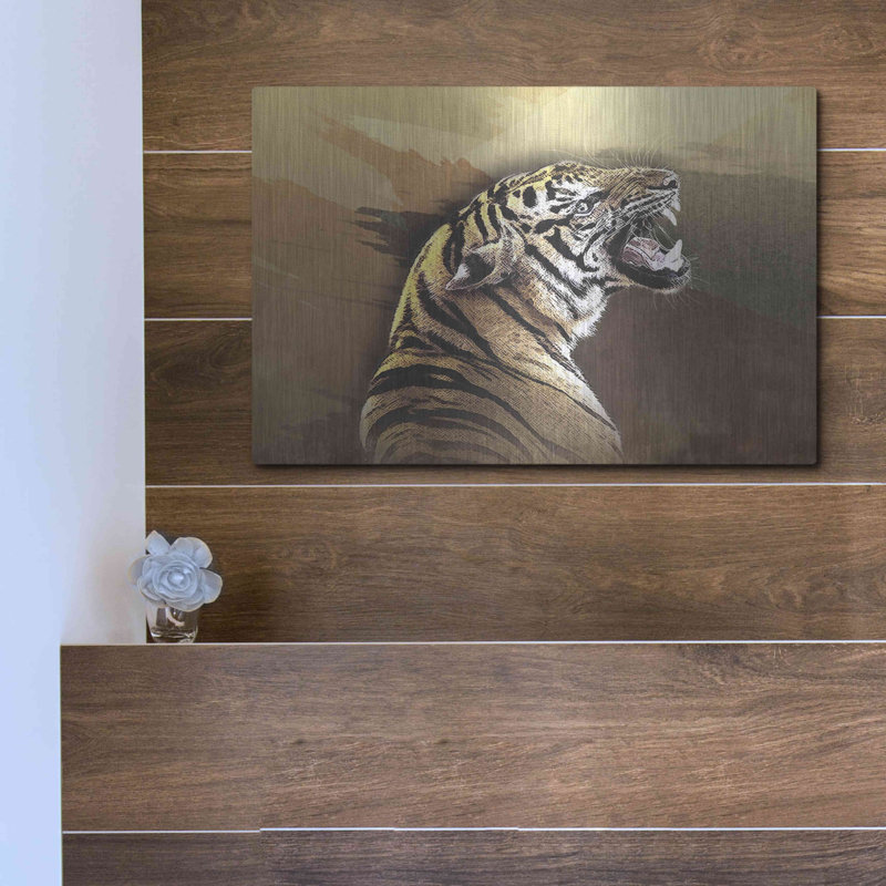 «Wildness Tiger» par Karen Smith, H 12 po x l 16 po