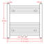 Sonny Curved Towel Rail Heated Towel Rails-44088565-44088571