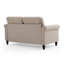 48 pouces, canapé 2 places, canapé de style Mid-Century moderne, canapé capitonné