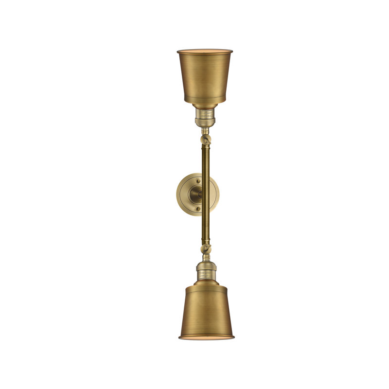 Éclairage pour salle de bain à 2 lumières à intensité variable Lavender Hill, Ampoule DEL 6 watts Vinage, Laiton brossé