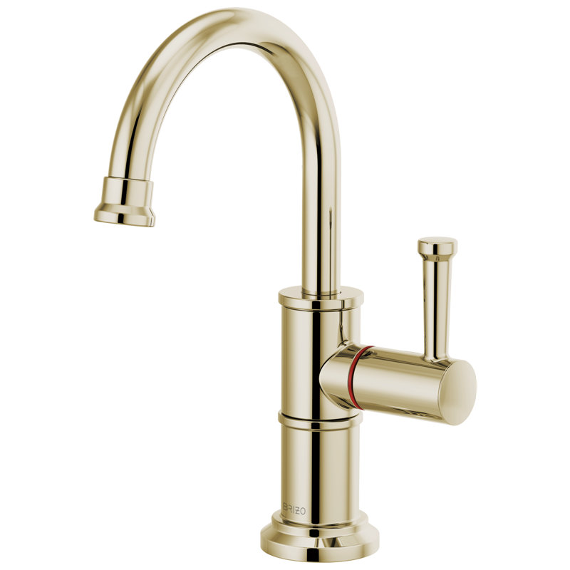 Artesso® Instant Hot Faucet with Arc Spout, Polished Nickel