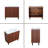 Walnut Oak Modern Free-Standing Bathroom Vanity Set-1534635869