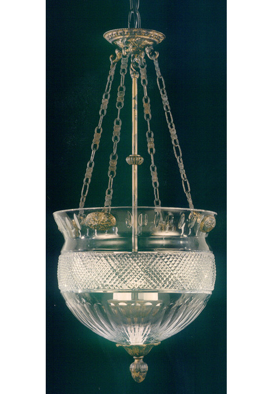 Desantiago 4 - Light Urn Pendant, French Gold