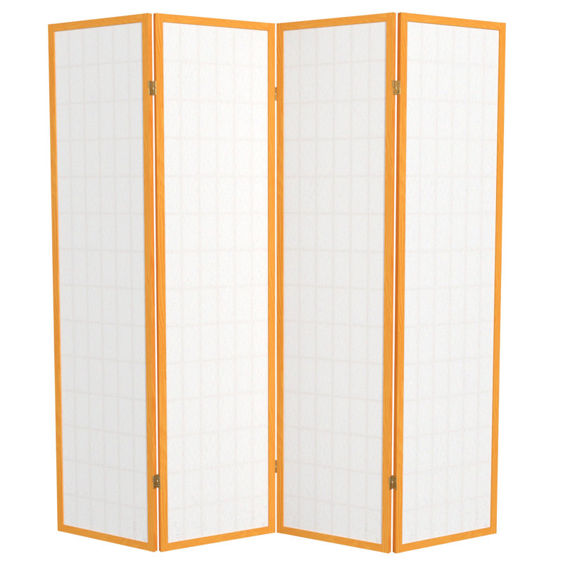 Paravent Shoji pliable Alex 70'' H, 4, Miel