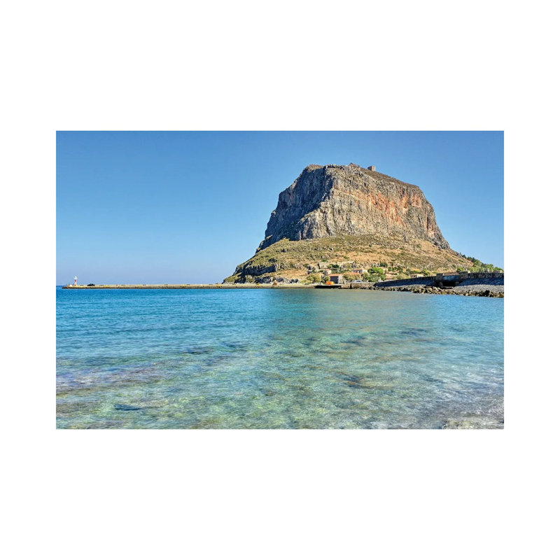 Monemvasia by Zoe Schumacher - No Frame Print on Canvas, 30.48 cm H x 45.72 cm W