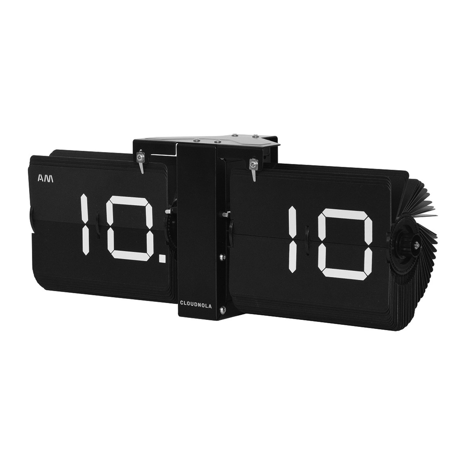 14.56 in. Wall Clock, Black