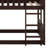 Triple Wood Bunk Bed, With Ladders, Guardrails-816754215