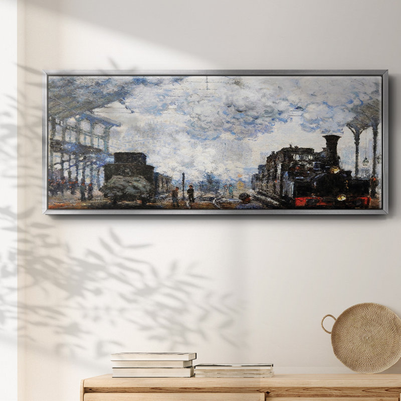 Saint- Framed Canvas, 12" H x 30" W